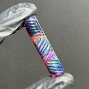 Steve H - Glass Tip - Honeycomb Twist -  Green/Blue - 11mm