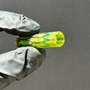 Steve H - Glass Tip - Honeycomb - Greens - 13mm