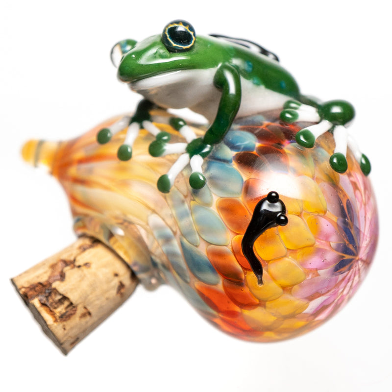 Kengtaro - Frog Jar Pendant - Green - The Cave