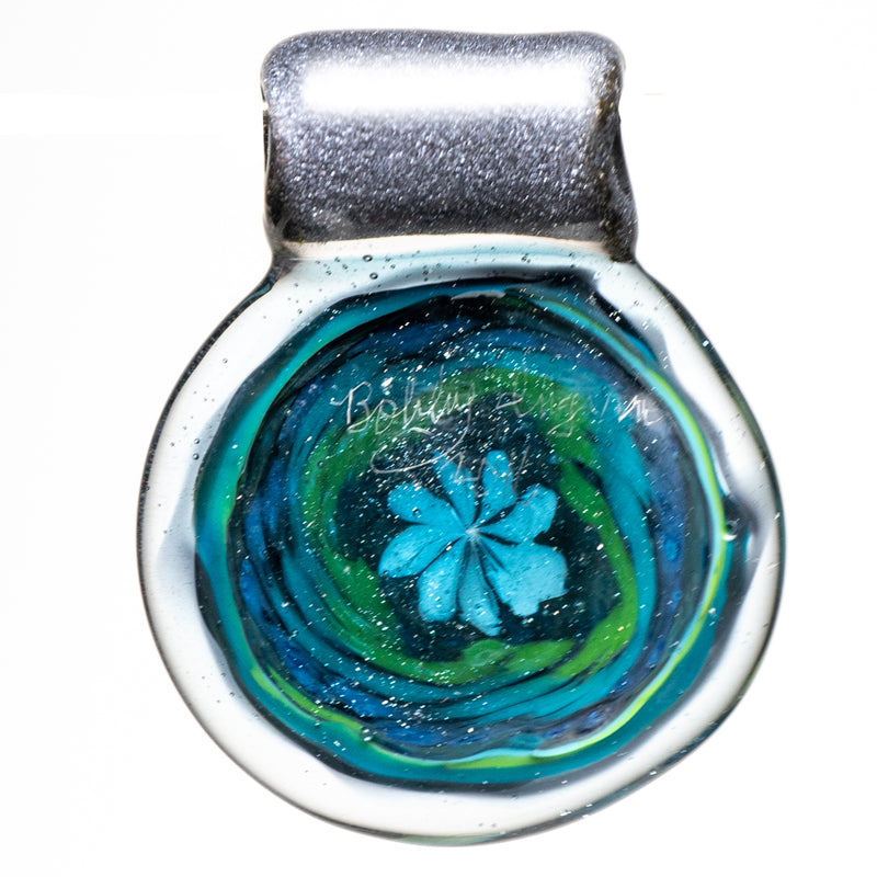 Bobby Ingram - Fillacello Pendant - Blue, Green & Steel Wool - The Cave