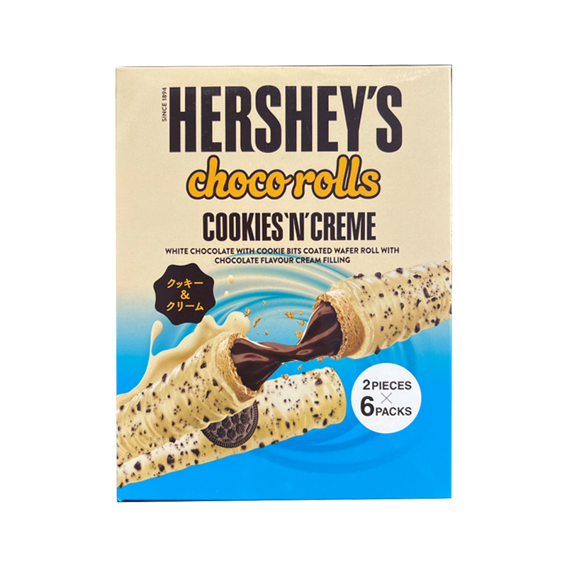 Hershey's - Choco Rolls - Cookies n' Cream - 6 Pack Box - The Cave