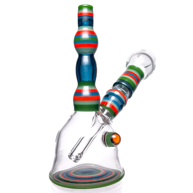 Doug Zolbert - Mini Tube - Blue Stardust, Red & Green - The Cave