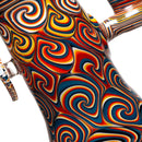 Cameron Burns - Worked Jammer Tube - Fire & Blue w/ Black - The Cave