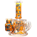 Freeek Glass x EON Glass - Horn Jammer Tube - UV Electric Flamingo - The Cave