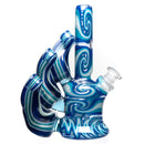 Robin Hood Glass - Worked Mini Tube - Ice - The Cave