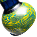 Red Nose Glass - Worked Bubbler - Cobalt - The Cave