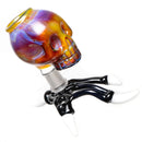 Carsten Carlile - Skull Dome & Stand - 14mm - Amber Purple - The Cave