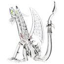 Scoz Glass - Dragon - Clear w/ Slyme Eyes - The Cave