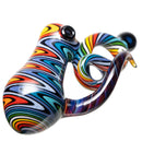 Carsten Carlile - Worked Horn Bubbler - Rainbow - The Cave