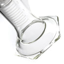 HiSi Glass - 18" Straight Tube - Double U Perc - The Cave