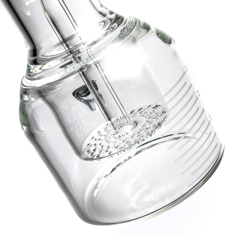 HiSi Glass - 16" - Jr. Double Geyser Perc Beaker - The Cave