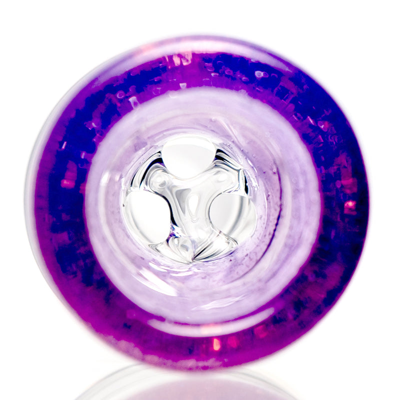 Hitwell Glass - Martini Slide - 3 Hole - 14mm - Pink Slyme - The Cave