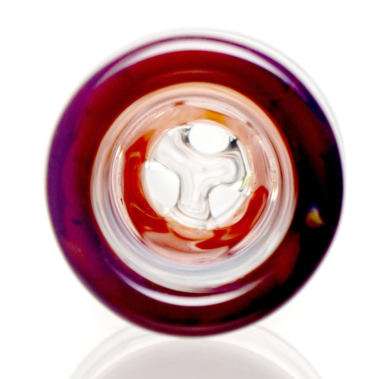 Hitwell Glass - Martini Slide - 3 Hole - 14mm - Amber Purple - The Cave