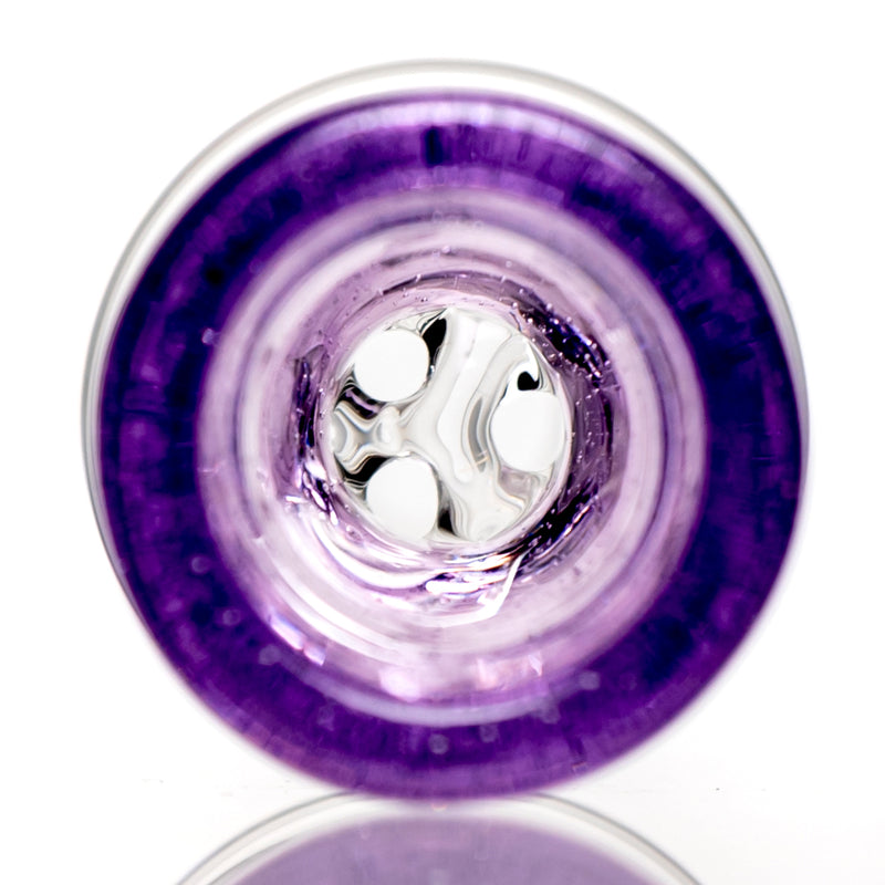 Hitwell Glass - Martini Slide - 3 Hole - 18mm - Purple Rain - The Cave