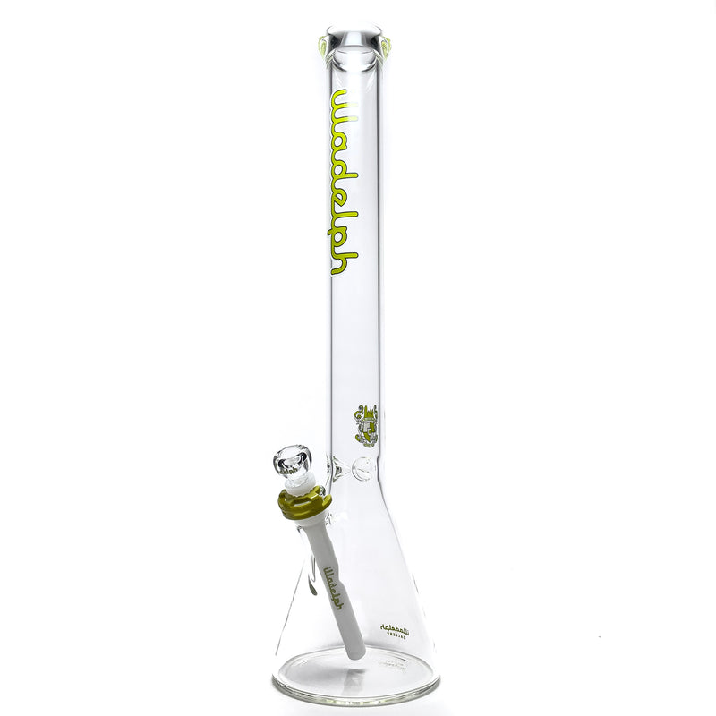 Illadelph - Tall Beaker - Lime & White 5mm - The Cave