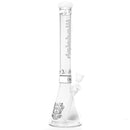 Illadelph - Medium Signature Beaker - White on White - The Cave