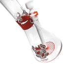 Illadelph - Medium Signature Beaker - Red & White - The Cave