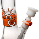 Illadelph - Medium Beaker - Signature Series - Orange & White - The Cave