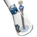 Illadelph - Medium Beaker - Signature Series - Blue & White - The Cave
