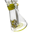 Illadelph - Medium Beaker - Signature Series - Lime & White - The Cave