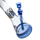 Illadelph - Medium Beaker - Premium Signature Series - Platinum Sea Blue - The Cave