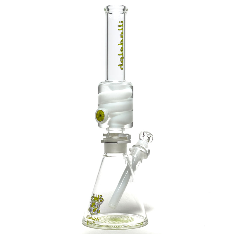 Illadelph - Medium Coil Condenser - Lime & White - The Cave