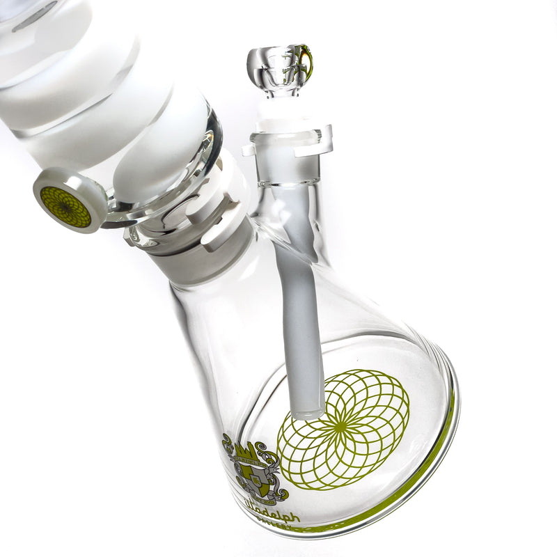 Illadelph - Medium Coil Condenser - Lime & White - The Cave