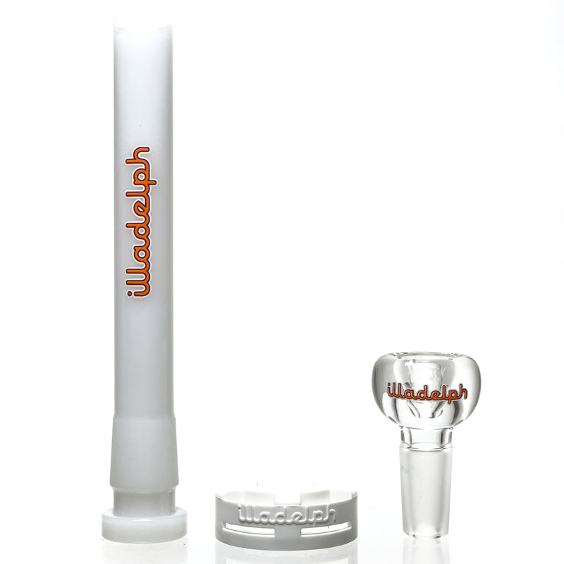 Illadelph - Medium Coil Condenser - Orange & White - The Cave