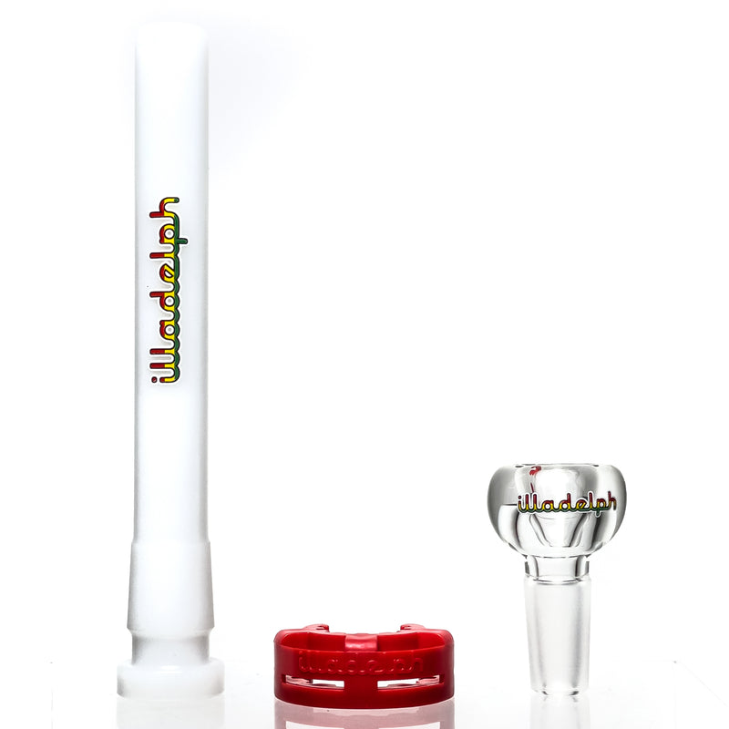 Illadelph - 45mm Straight - Rasta & White 5mm - The Cave