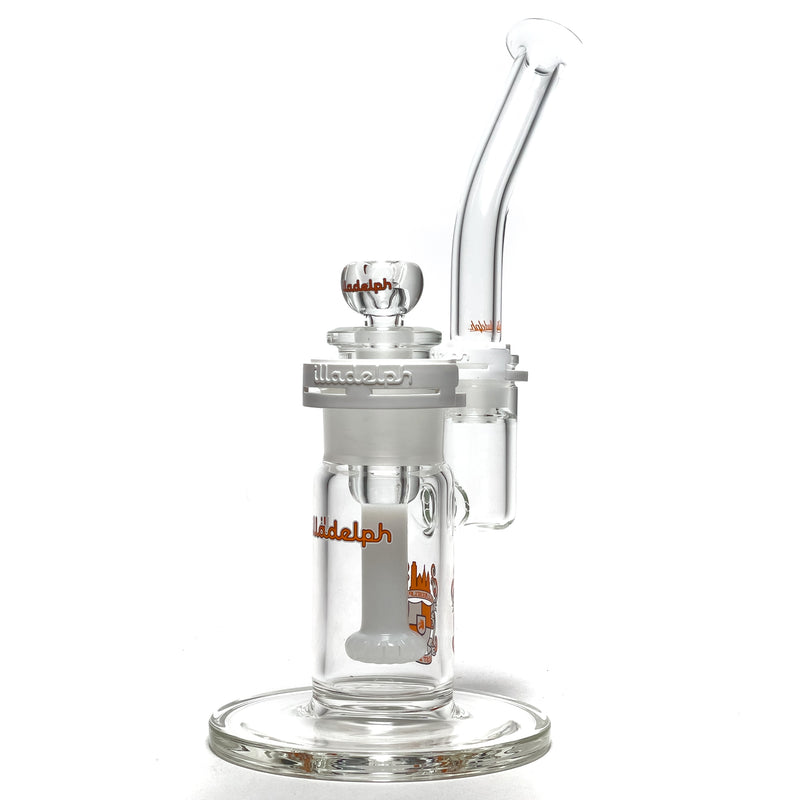 Illadelph - Detachable Bubbler - Orange & White - The Cave