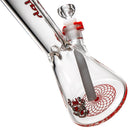 Illadelph - Mini Beaker - Red & White 7mm - The Cave