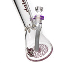 Illadelph - Mini Beaker - Purple & White 7mm - The Cave