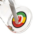 Illadelph - Short Beaker - Rasta & White 5mm - The Cave