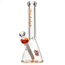 Illadelph - Mini Beaker - Orange & White 7mm - The Cave
