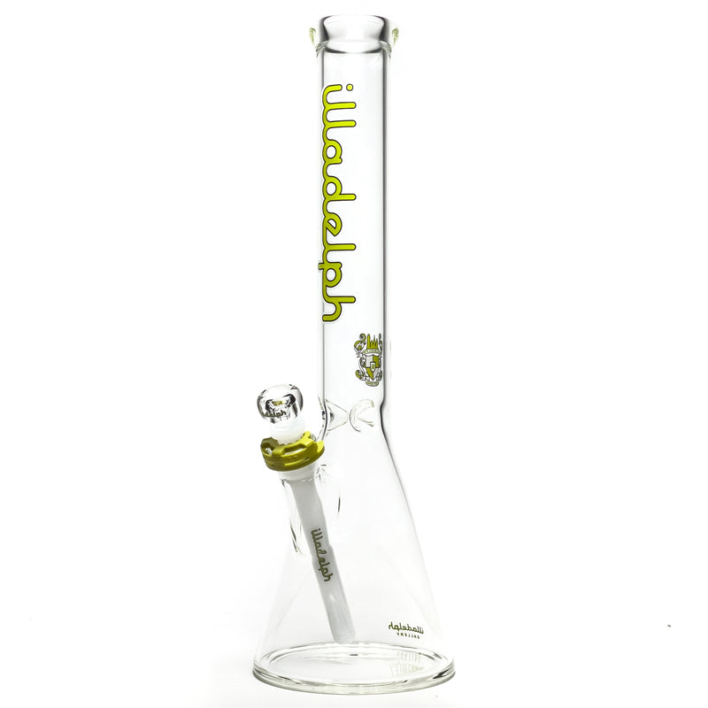 Illadelph - Medium Beaker - Lime & White 5mm - The Cave