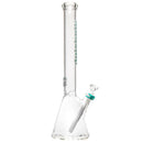 Illadelph - Medium Beaker - 7mm - Teal & White Label - The Cave