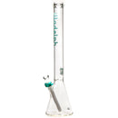 Illadelph - Tall Beaker - Teal & White Label - The Cave