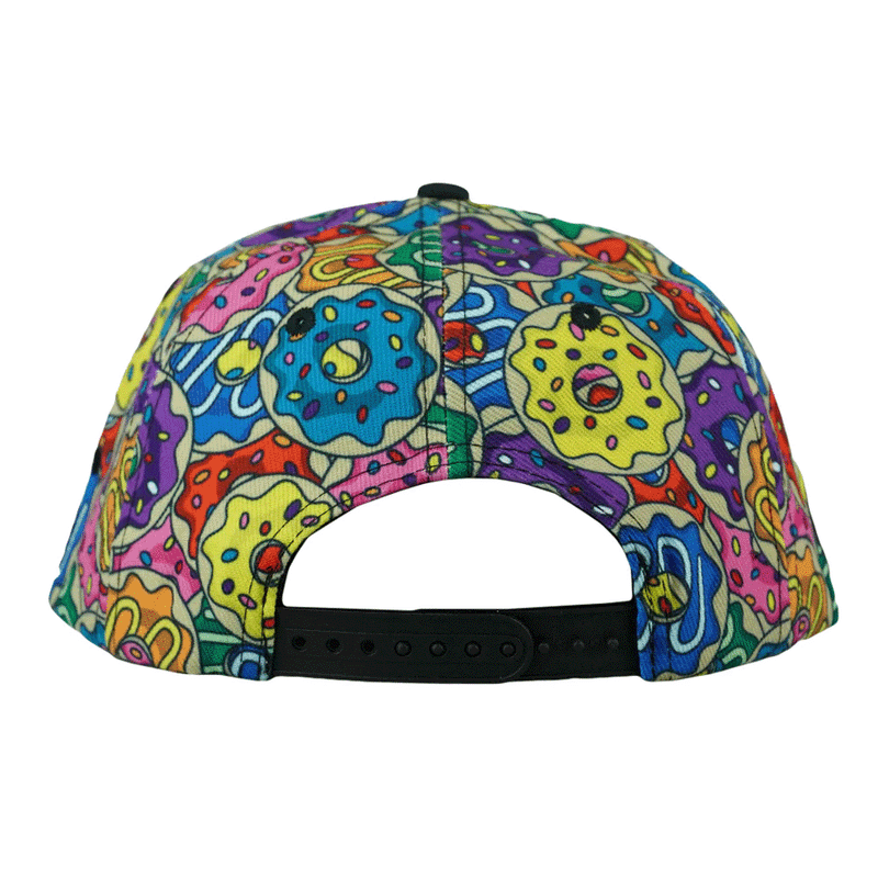 Grassroots - KGB Glass Donut Montage Snapback Hat - Large/XL - The Cave