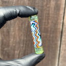 KJH Glass - XL Glass Tip - Green - Fire/Ice/Purple