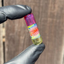 KJH Glass - Glass Tip - Green/Purple - Green/Purple/Fire
