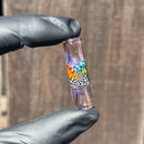 KJH Glass - Glass Tip - Purple  - Jailhouse/Rainbow