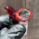KJH Glass - Martini Slide - 4-Hole - 14mm - Bipolar Fire/Blue