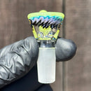 KJH Glass - Martini Slide - 4-Hole - 14mm - Bipolar Rainbow