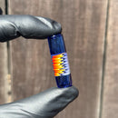 KJH Glass - Glass Tip - Blue - Ice/Purple/Fire