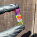 KJH Glass - Glass Tip - Green/Purple - Green/Purple/Fire