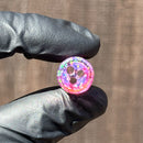 KJH Glass - XL Glass Tip - Pink Crushed Opal - Rainbow