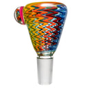 Kevin Howell - Push Slide - 14mm - Fade to Clear Rainbow Linework - The Cave