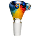 Kevin Howell - Push Slide - 18mm - Transparent Blue Rainbow Linework