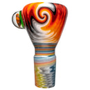 Kevin Howell - Push Slide w/ Worked Joint - 18mm - Fire, Smoke & Fruit Stripe - The Cave