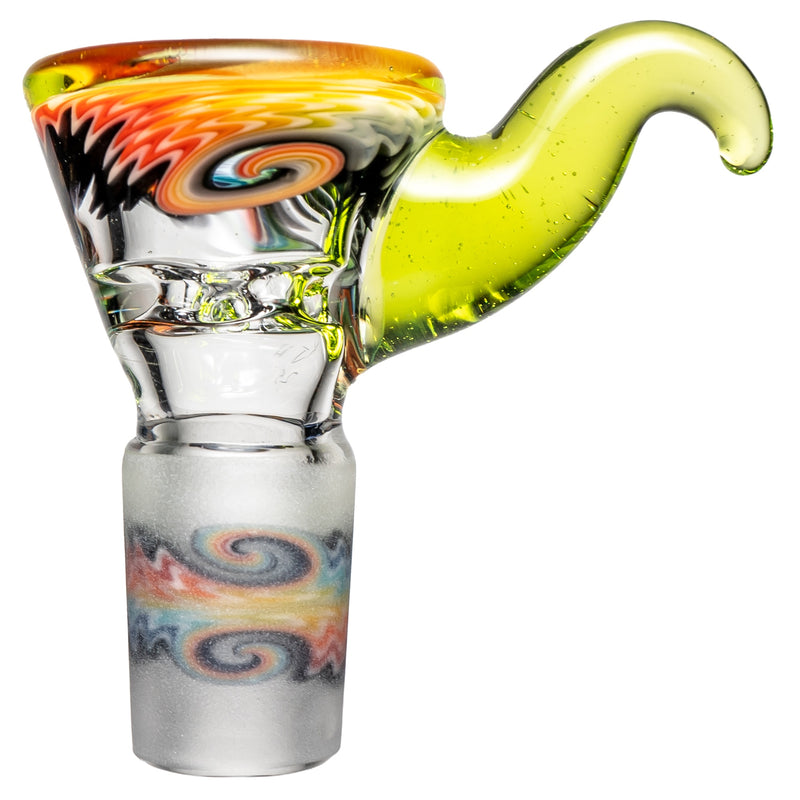 Kevin Howell - Martini Slide w/ Worked Joint - 4 Hole - 18mm - Bipolar w/ Slyrm - The Cave